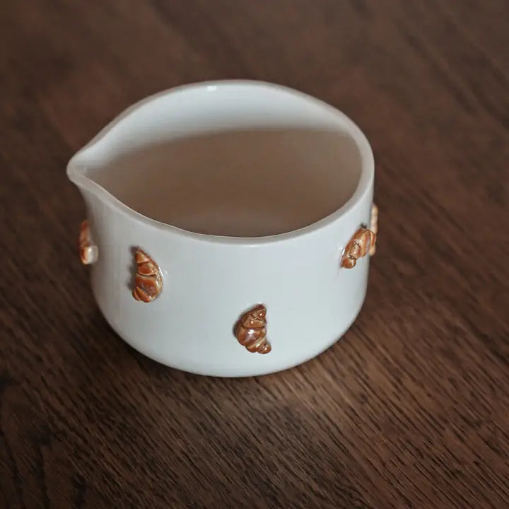 Cuenco Matcha Croissant · Gres Artesanal