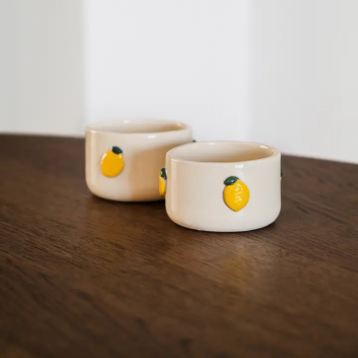 Taza Limón · Gres Artesanal
