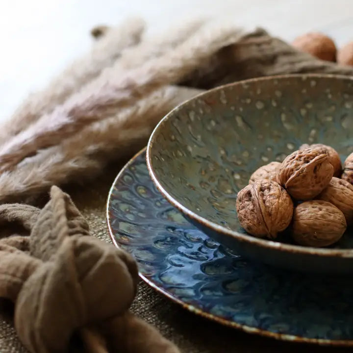Plato Venus Azul · Porcelana