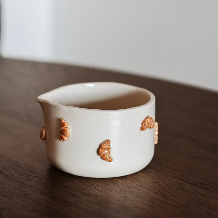Cuenco Matcha Croissant · Gres Artesanal