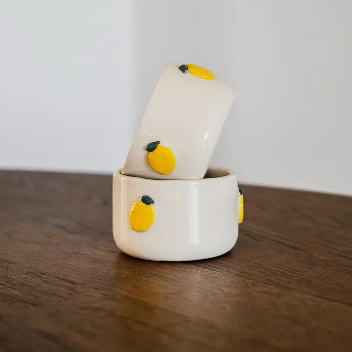 Taza Limón · Gres Artesanal